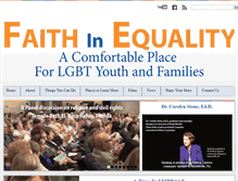Tablet Screenshot of faithinequality.com